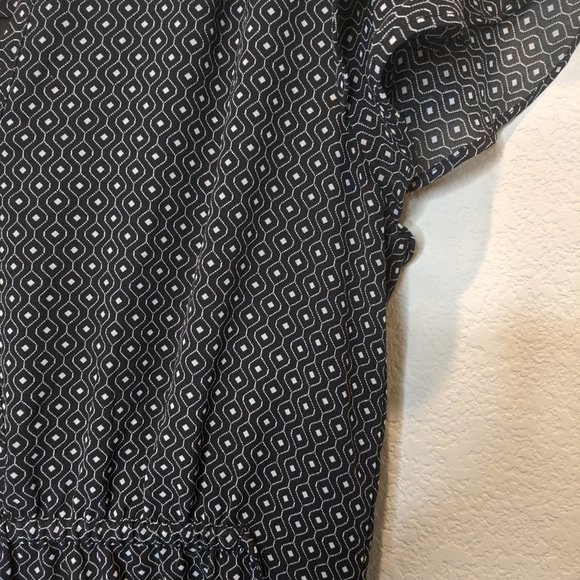 H&M Pleated Polka Dot Dress, Like New! 6 - Picture 5 of 7